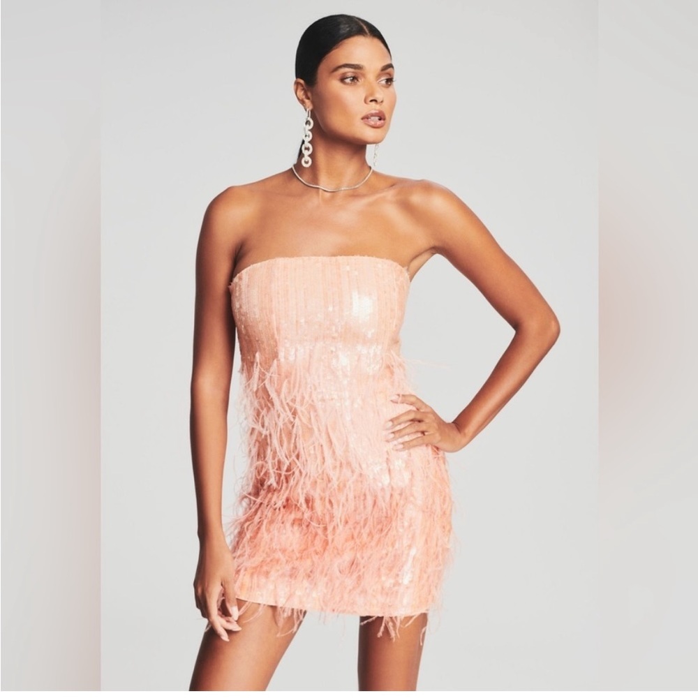 Retrofete Anastasia Dress Peach XS. New With Tags and in original box.